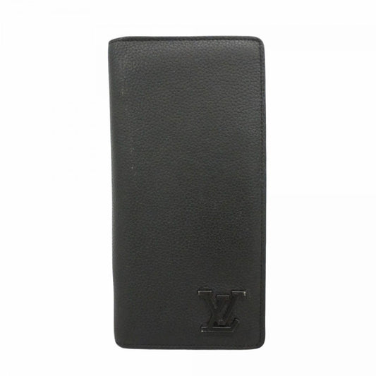 Louis Vuitton Wallet Aerogram Portefeuille Brazza NM Black