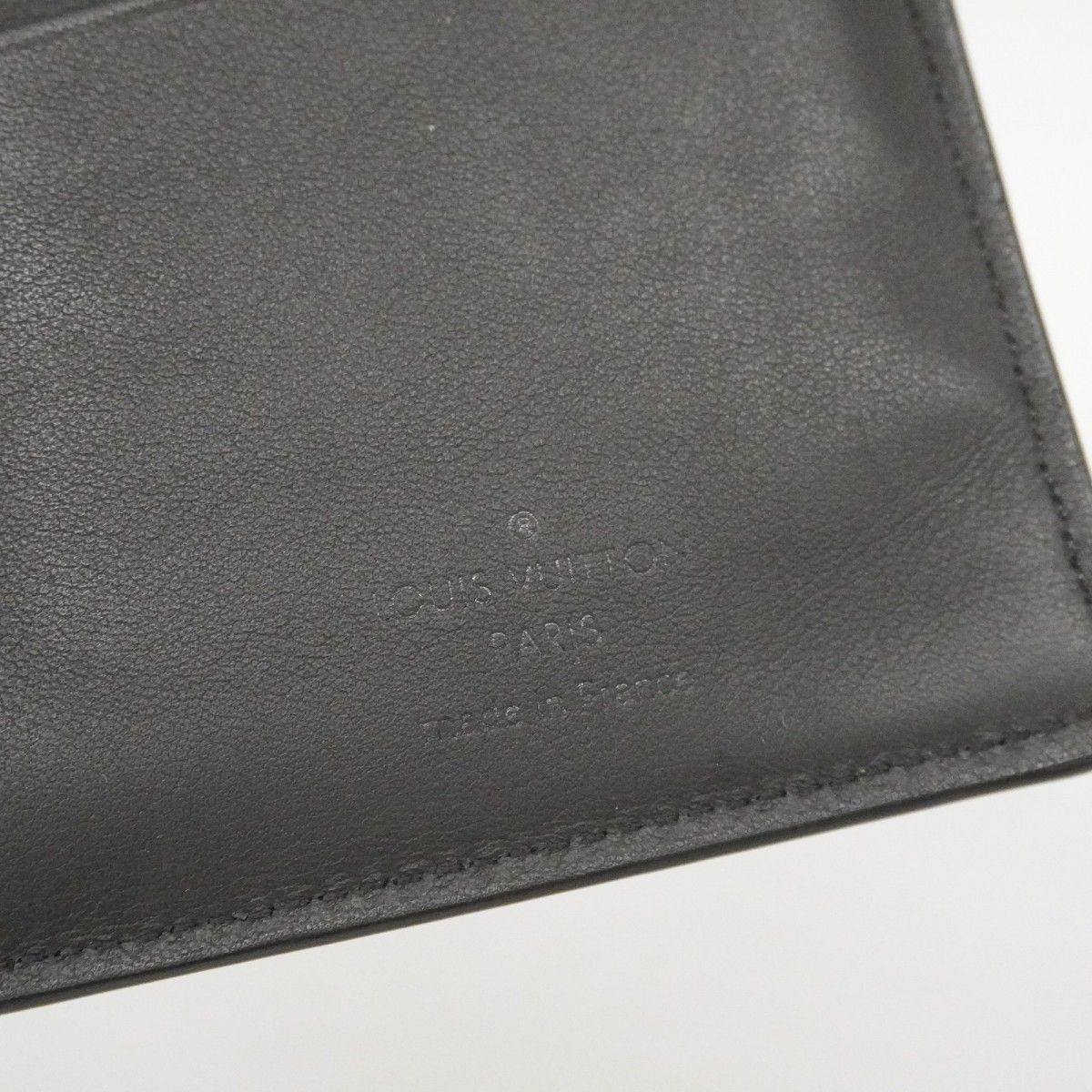 Louis Vuitton Wallet Aerogram Portefeuille Brazza NM Black — view 4