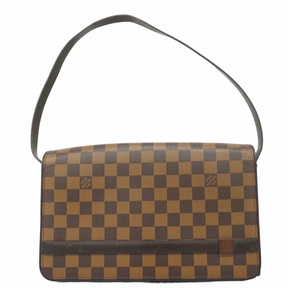 Louis Vuitton Shoulder Bag Damier Tribeca Long Ebene