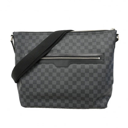 Louis Vuitton Shoulder Bag Damier Graphite Mick GM Black