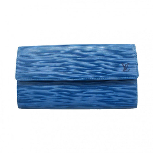 Louis Vuitton Wallet Epi Pochette Porte-Monnaie Cles Toledo Blue