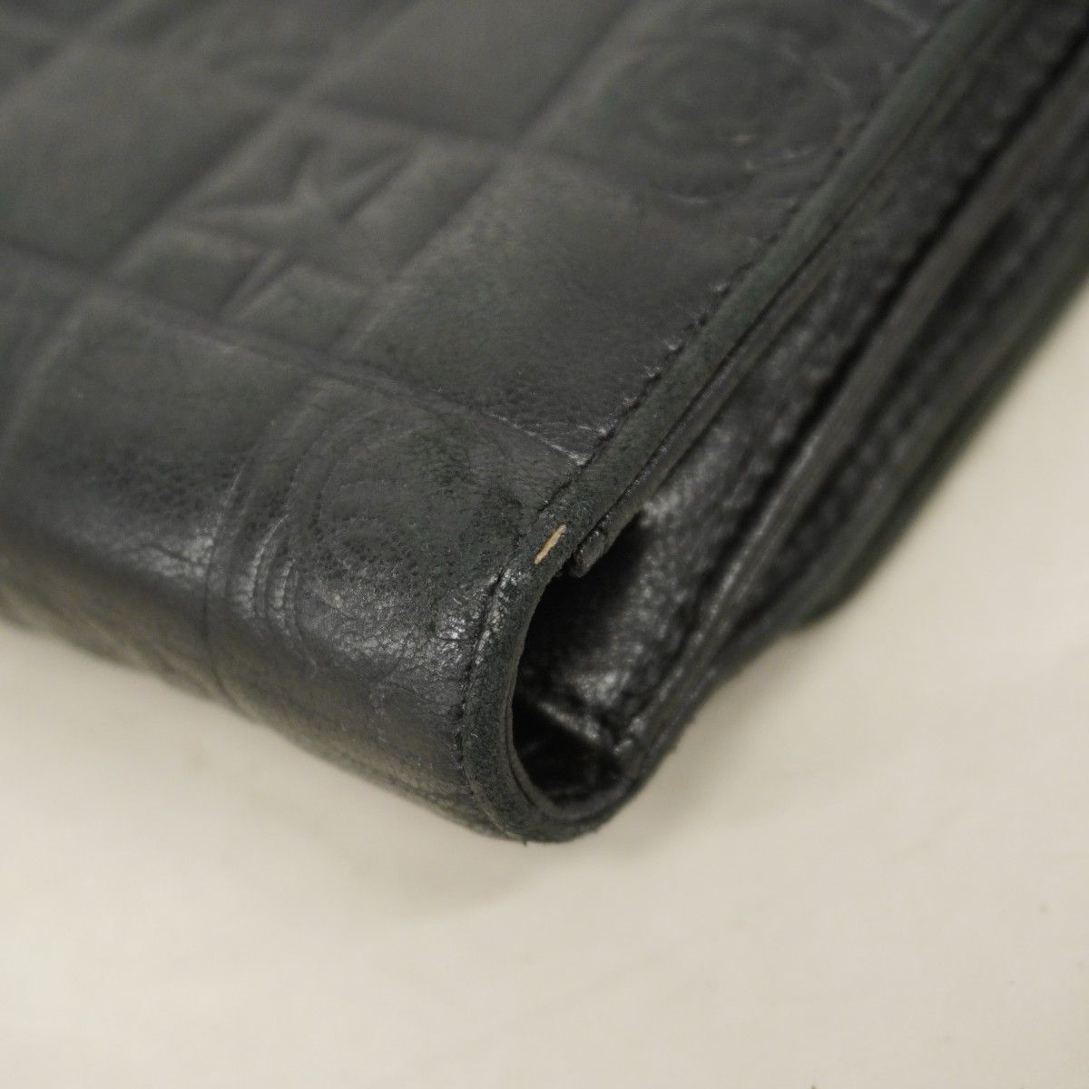 Chanel Wallet Icon Lambskin Black Gold — view 8