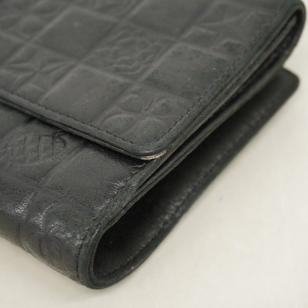 Chanel Wallet Icon Lambskin Black Gold — view 7