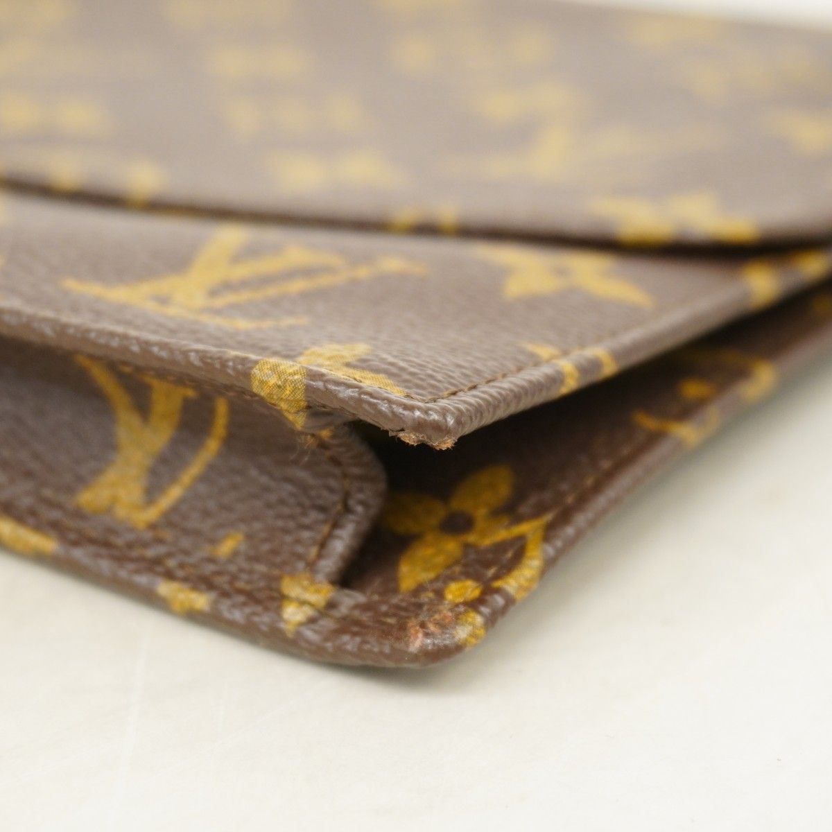 Louis Vuitton Clutch Monogram Pochette Lava 23 Brown — view 6