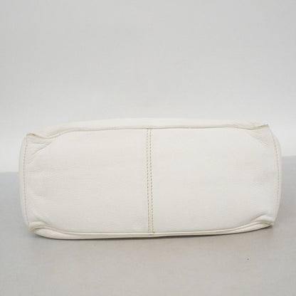 Celine Handbag Boogie Bag Leather White Gold — view 3