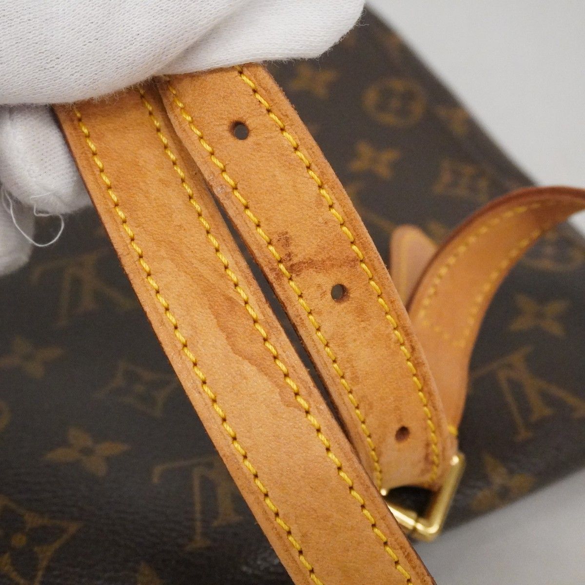 Louis Vuitton Shoulder Bag Monogram Musette Salsa Short Strap Brown — view 8