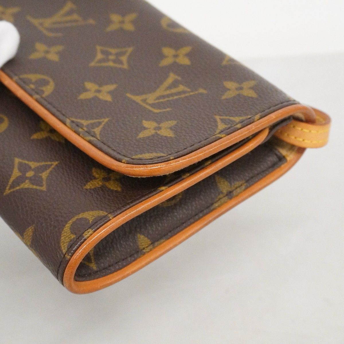 Louis Vuitton Shoulder Bag Monogram Pochette Twin GM Brown — view 8