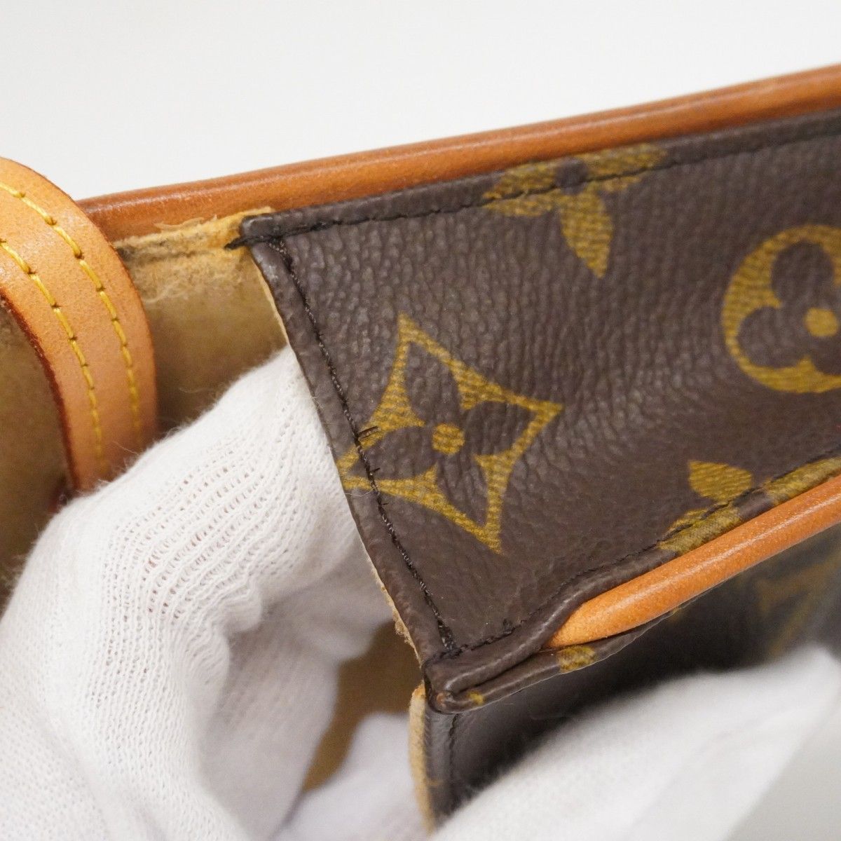 Louis Vuitton Shoulder Bag Monogram Pochette Twin GM Brown — view 6