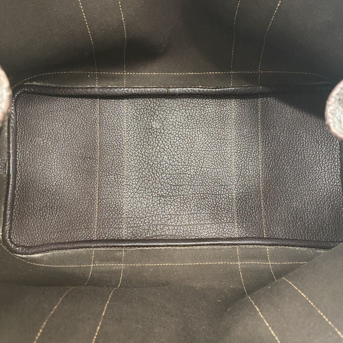 Hermes Tote Garden Party PM Toile Officier Brown Silver — view 4
