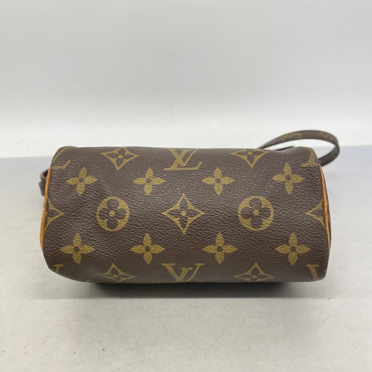 Louis Vuitton Handbag Monogram Mini Speedy Brown 2-Way Bag — view 3