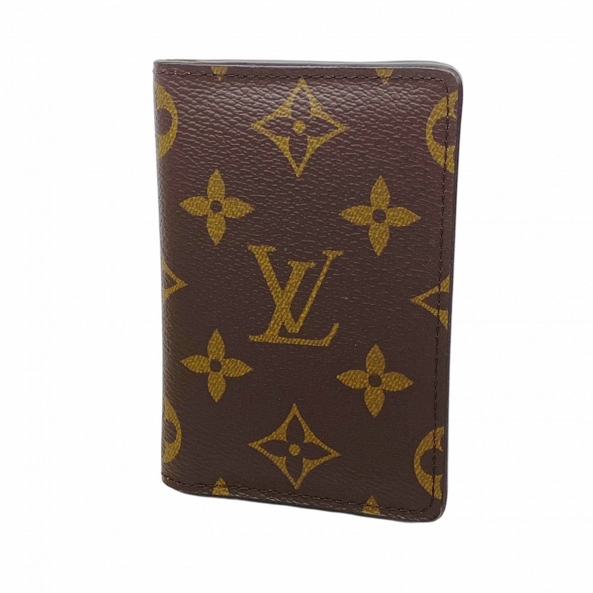 Louis Vuitton Card Case Monogram Organizer Poche Brown