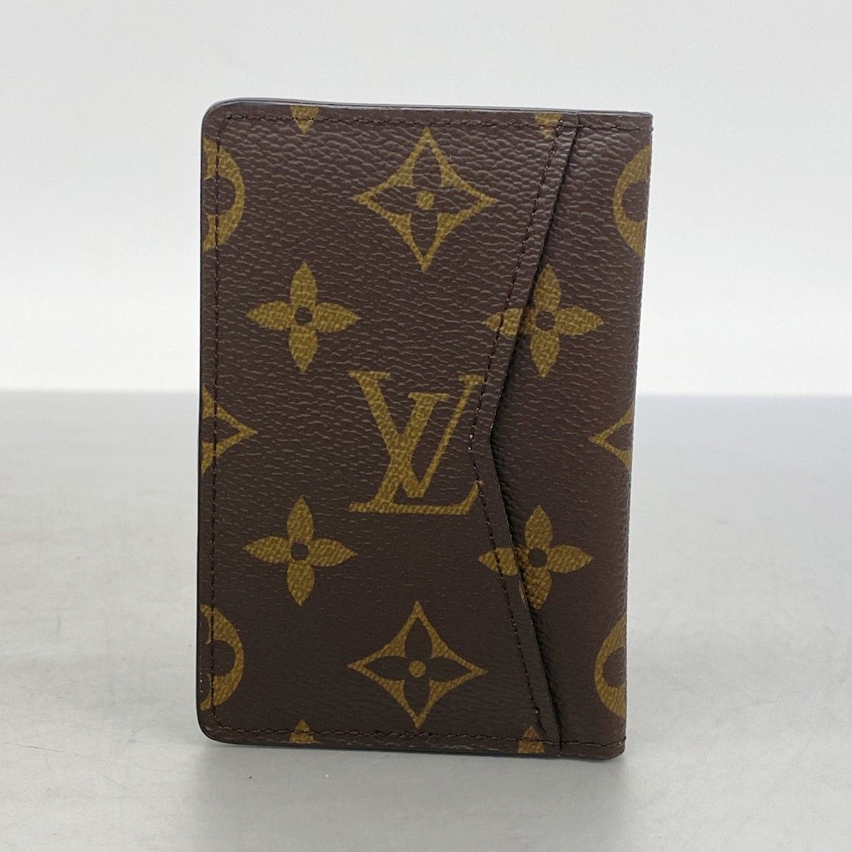 Louis Vuitton Card Case Monogram Organizer Poche Brown — view 7