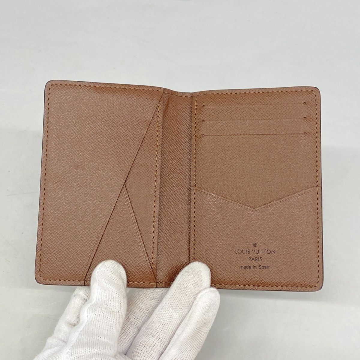 Louis Vuitton Card Case Monogram Organizer Poche Brown — view 3