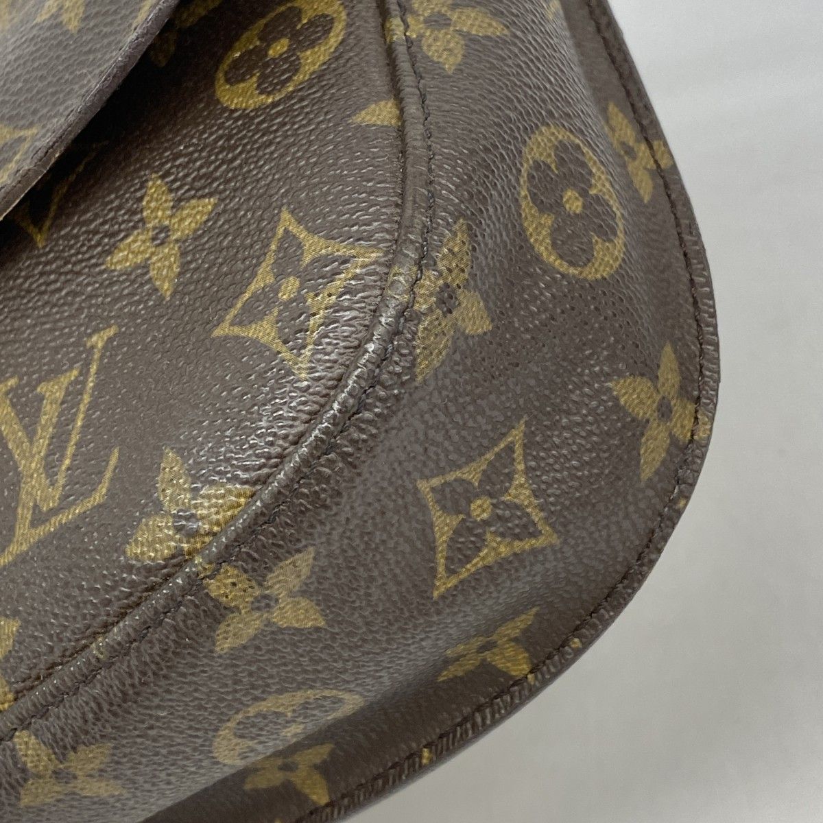 Louis Vuitton Shoulder Bag Monogram Mini Saint Cloud Brown — view 9