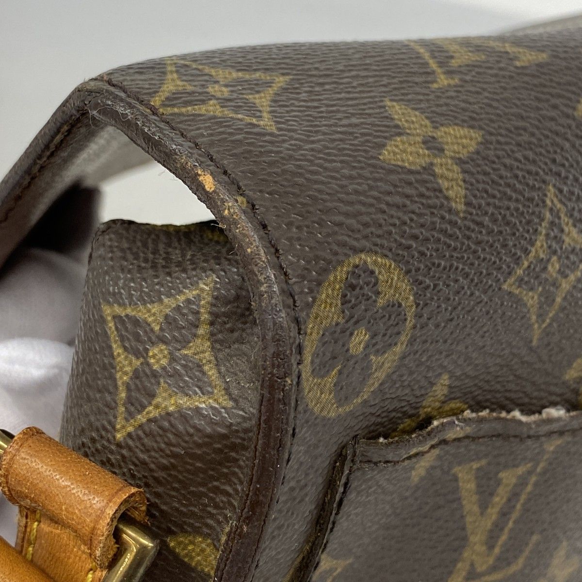Louis Vuitton Shoulder Bag Monogram Mini Saint Cloud Brown — view 8