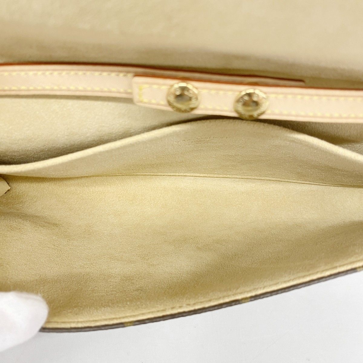 Louis Vuitton Shoulder Bag Monogram Pochette Twin GM Brown — view 4
