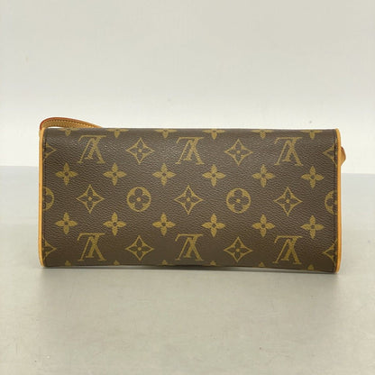 Louis Vuitton Shoulder Bag Monogram Pochette Twin GM Brown — view 9