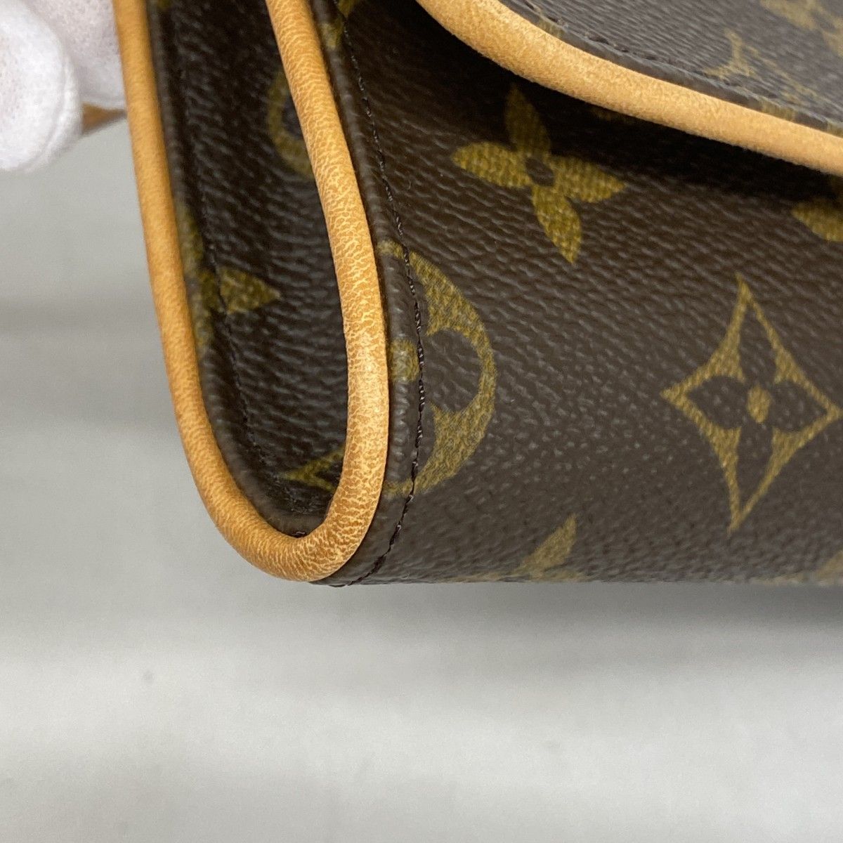 Louis Vuitton Shoulder Bag Monogram Pochette Twin GM Brown — view 6