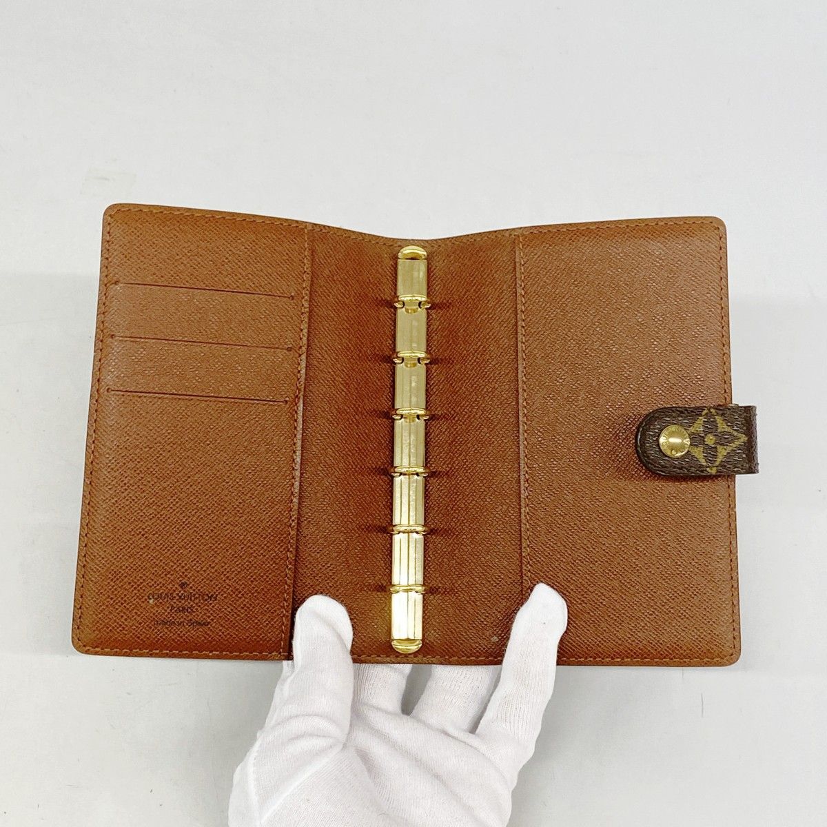 Louis Vuitton Notebook Cover Monogram Agenda PM Brown — view 3