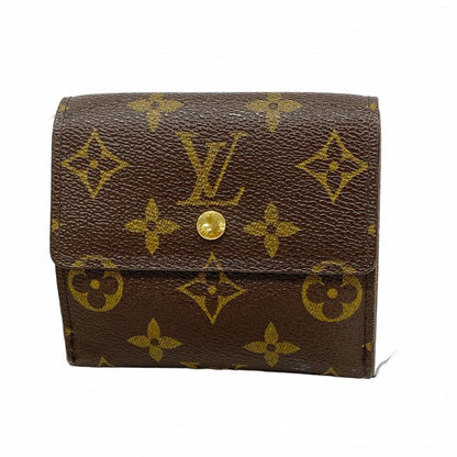 Louis Vuitton Trifold Wallet Monogram Porte-Monnaie Billets Cult Cles Brown