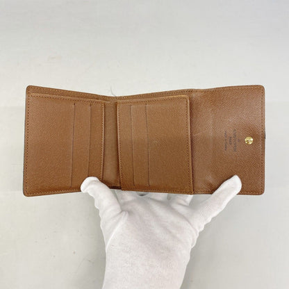 Louis Vuitton Trifold Wallet Monogram Porte-Monnaie Billets Cult Cles Brown — view 3