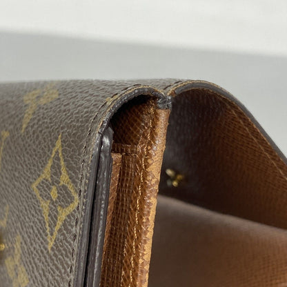Louis Vuitton Trifold Wallet Monogram Porte-Monnaie Billets Cult Cles Brown — view 6