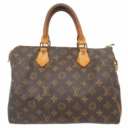 Louis Vuitton Handbag Monogram Speedy 30 Brown