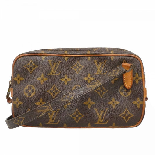 Louis Vuitton Shoulder Bag Monogram Pochette Ma Roulis Bandouliere Brown