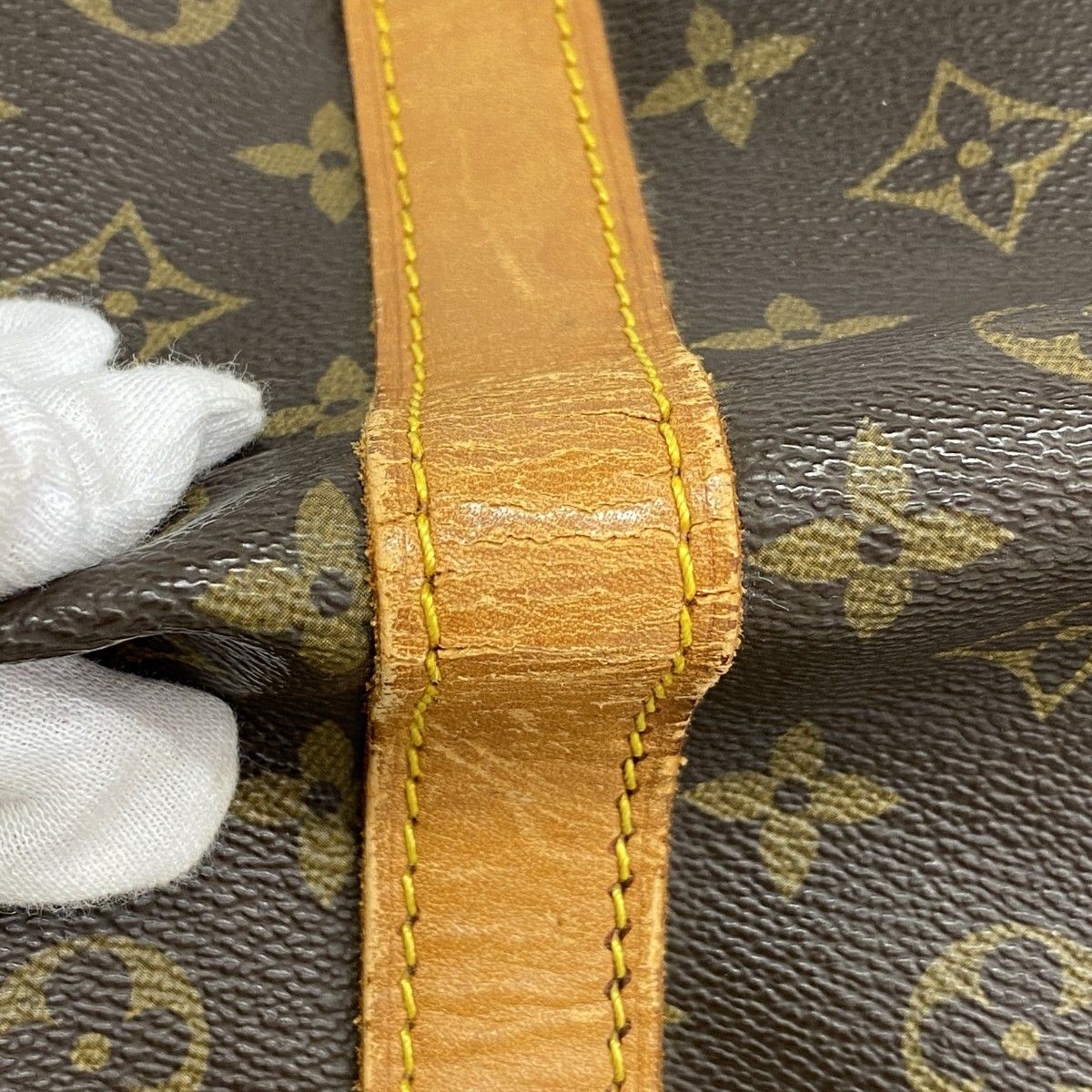 Louis Vuitton Boston Bag Monogram Keepall 60 Brown — view 8
