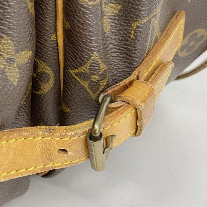 Louis Vuitton Shoulder Bag Monogram Saumur 35 Brown — view 9