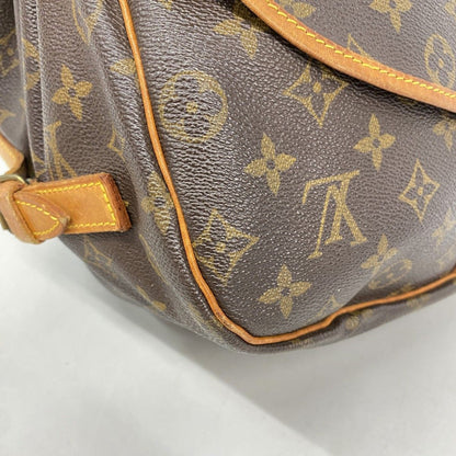 Louis Vuitton Shoulder Bag Monogram Saumur 35 Brown — view 7