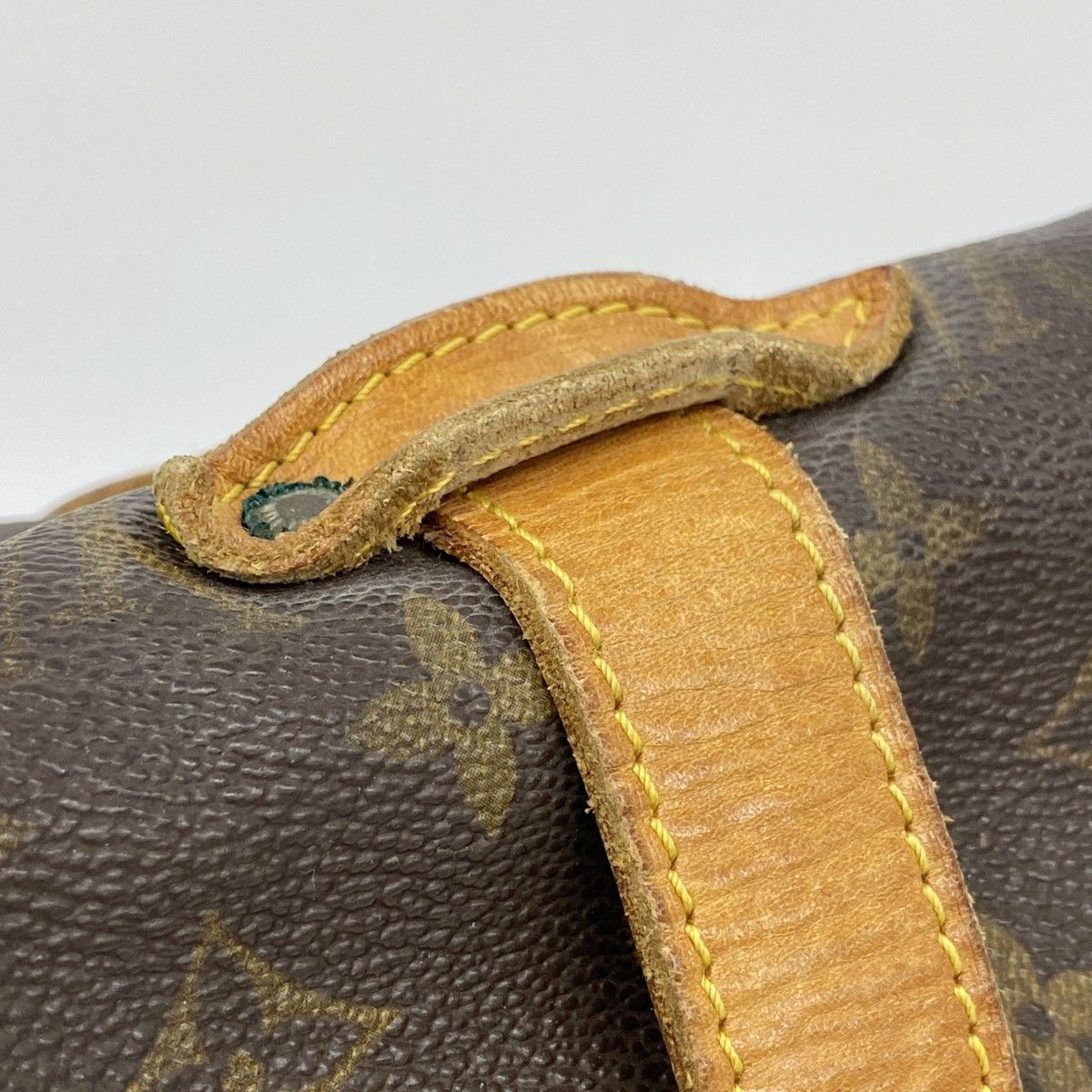 Louis Vuitton Shoulder Bag Monogram Saumur 35 Brown — view 8