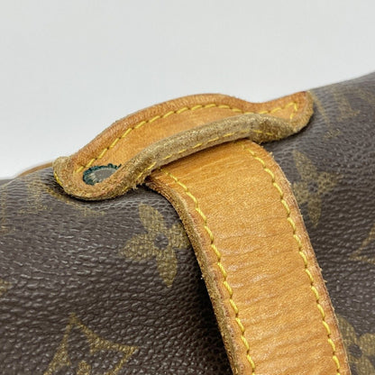 Louis Vuitton Shoulder Bag Monogram Saumur 35 Brown — view 8