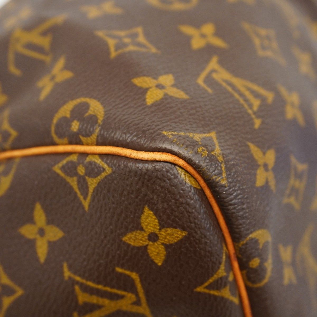 Louis Vuitton Boston Bag Monogram Keepall 55 Brown — view 9