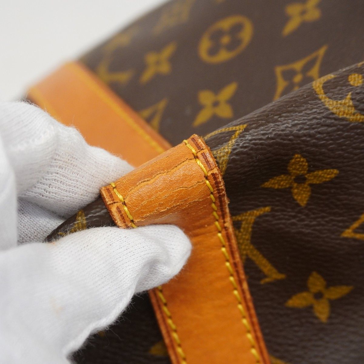 Louis Vuitton Boston Bag Monogram Keepall 55 Brown — view 8