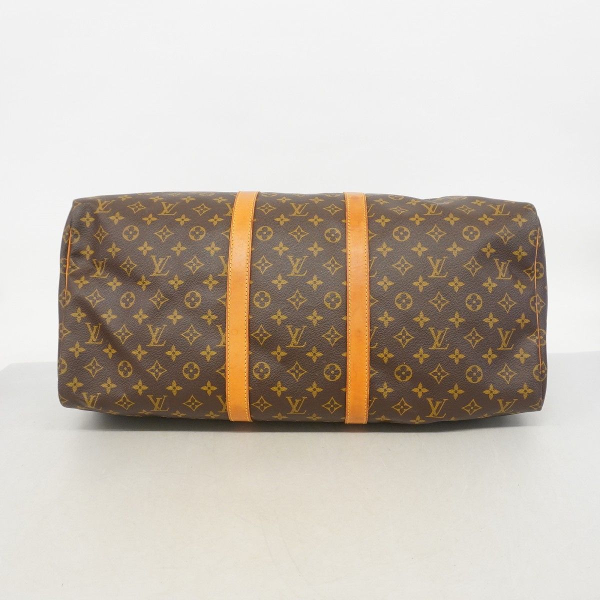 Louis Vuitton Boston Bag Monogram Keepall 55 Brown — view 3