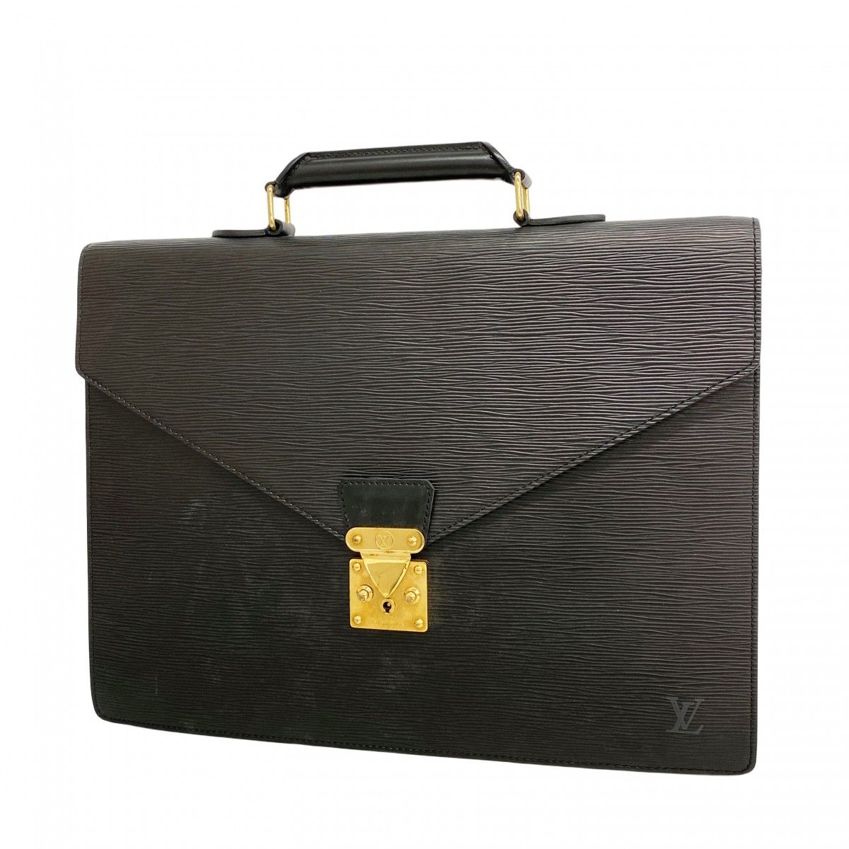Louis Vuitton Briefcase Epi Serviette Ambassador Noir