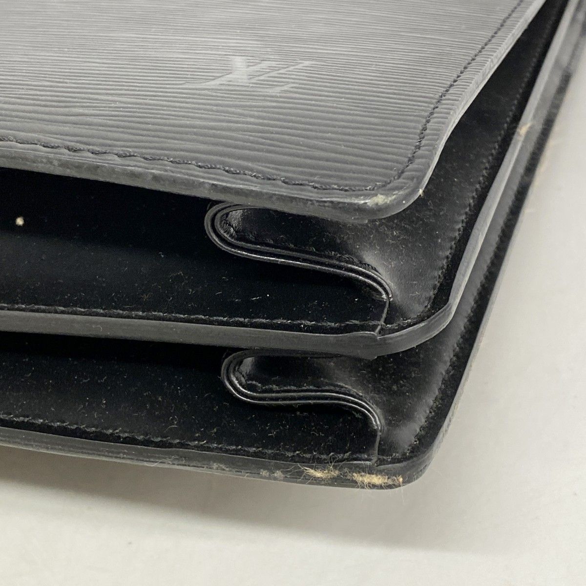 Louis Vuitton Briefcase Epi Serviette Ambassador Noir — view 8