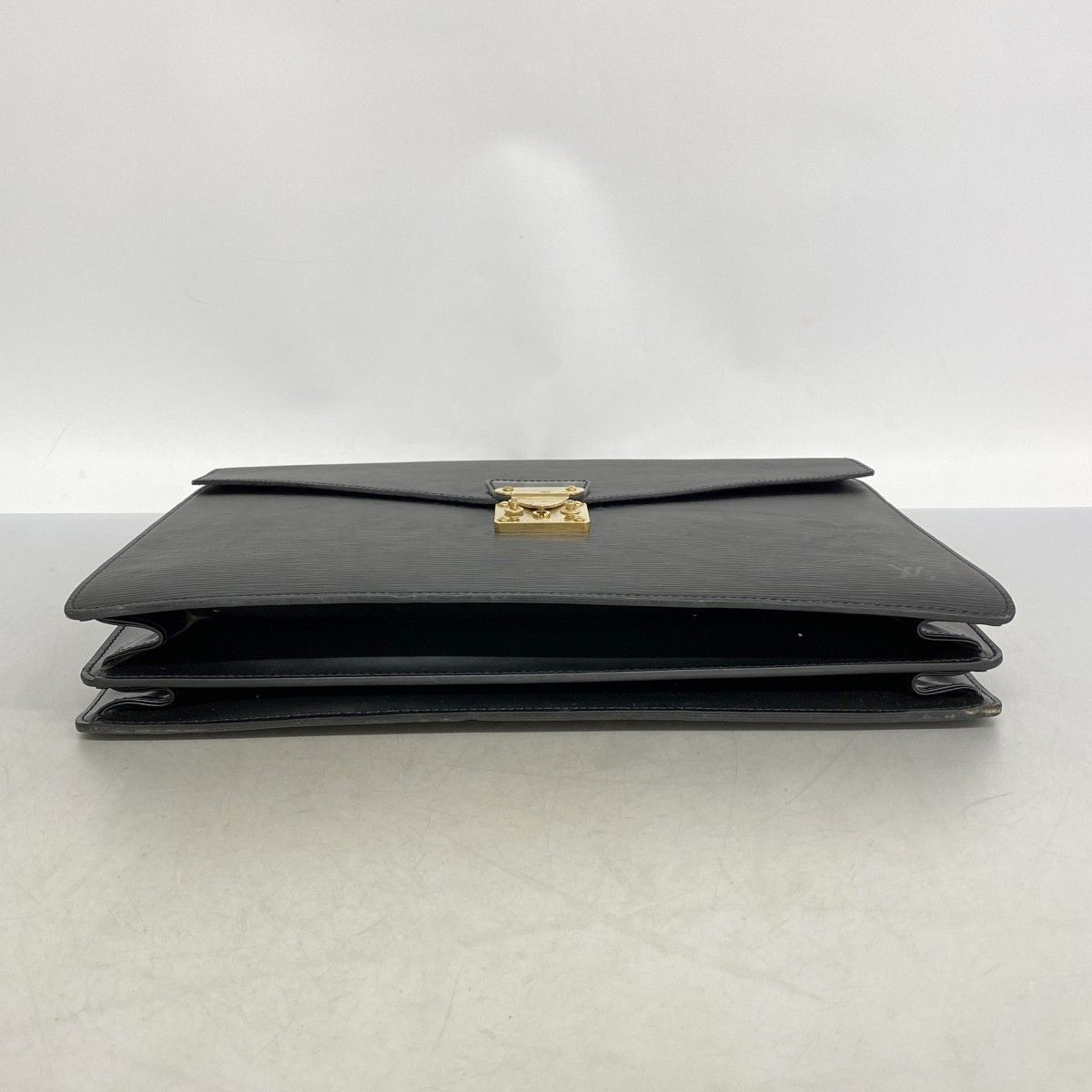 Louis Vuitton Briefcase Epi Serviette Ambassador Noir — view 3