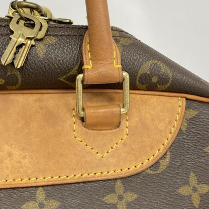 Louis Vuitton Handbag Monogram Deauville Brown — view 8