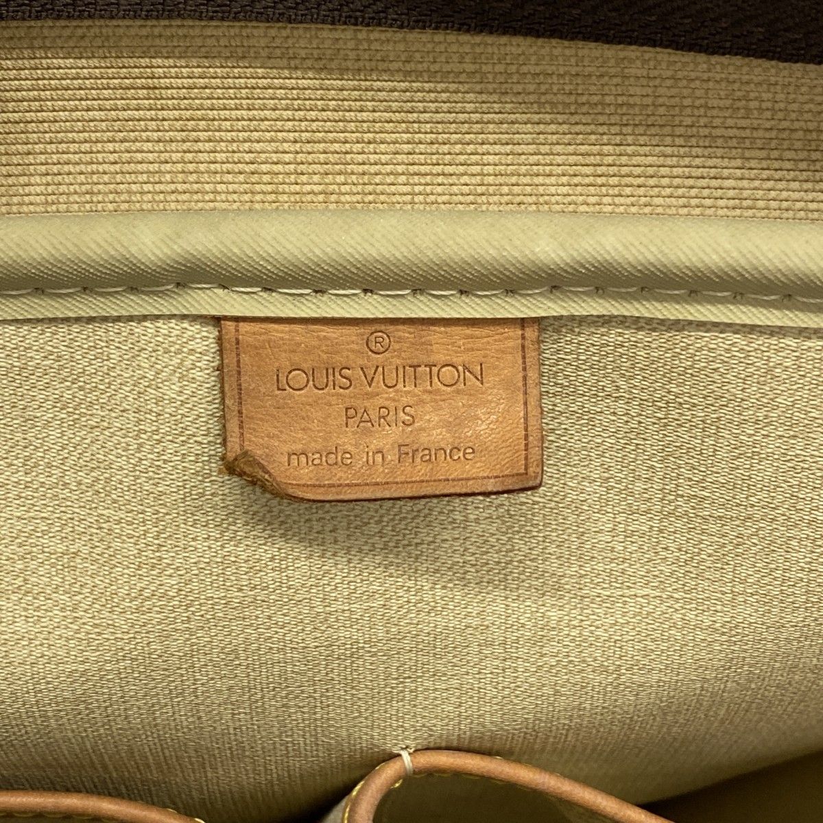 Louis Vuitton Handbag Monogram Deauville Brown — view 5