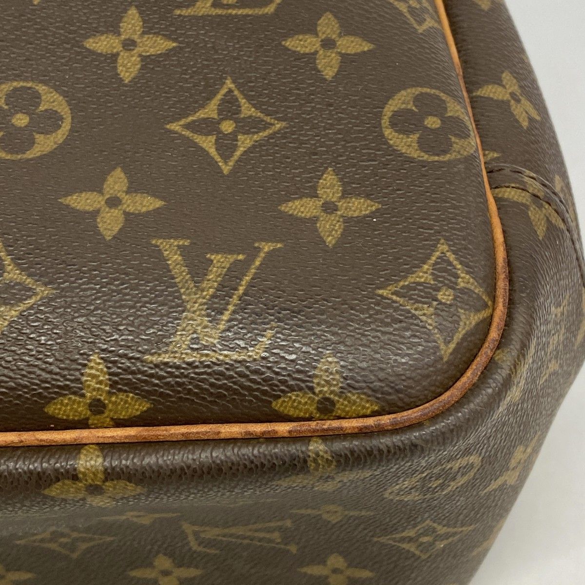 Louis Vuitton Handbag Monogram Deauville Brown — view 7