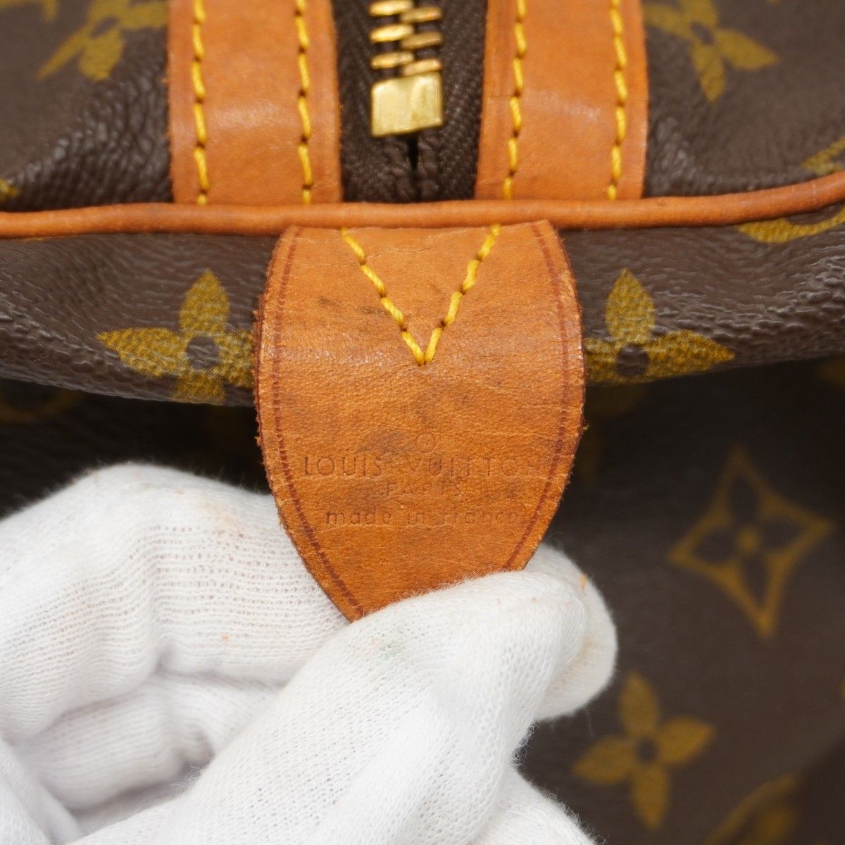 Louis Vuitton Boston Bag Monogram Sac Spool 55 Brown — view 5