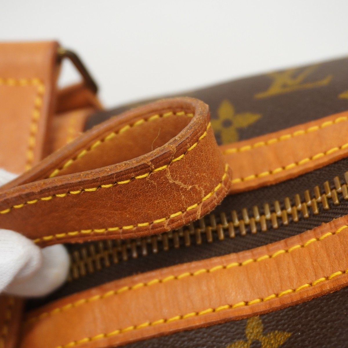 Louis Vuitton Boston Bag Monogram Sac Spool 55 Brown — view 9