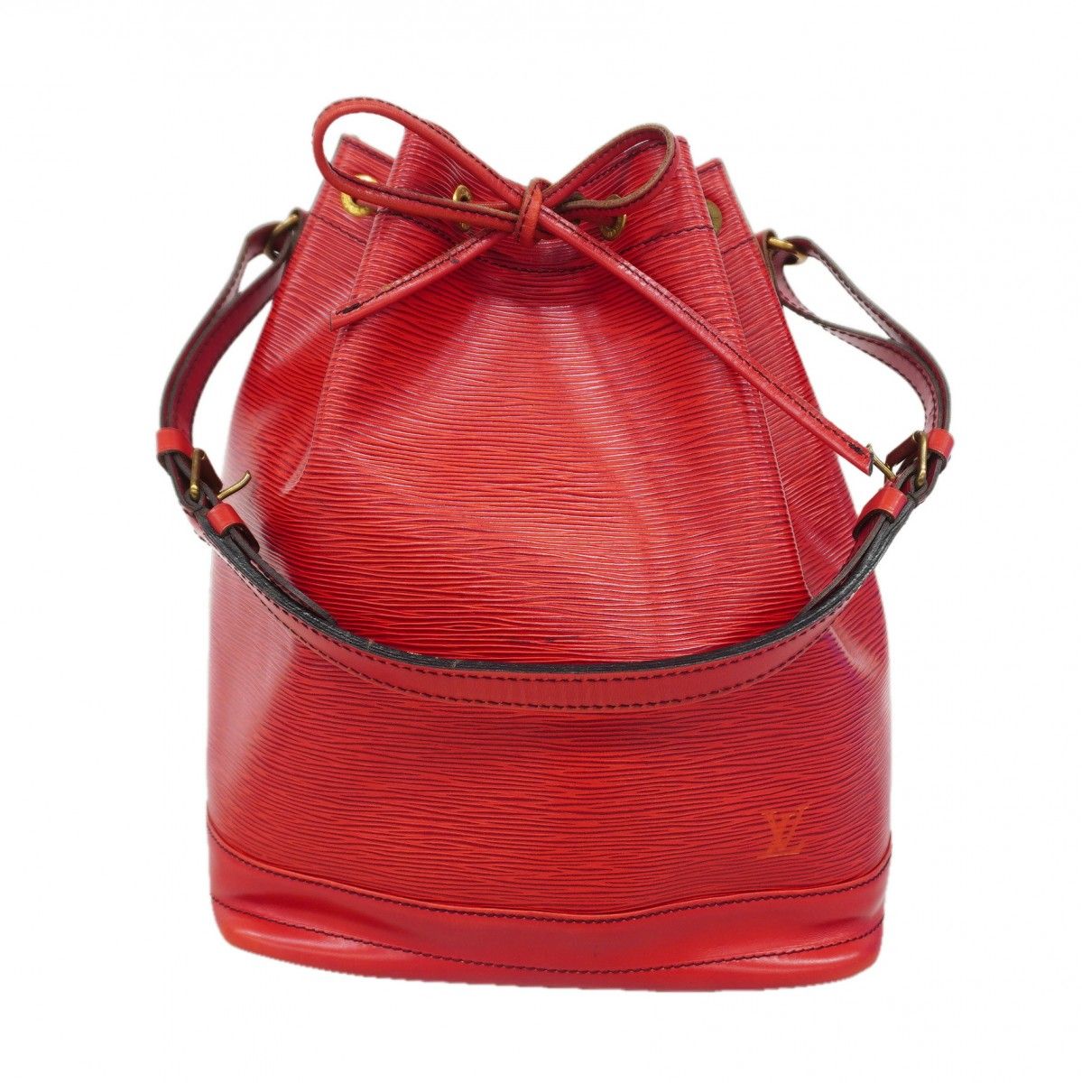 Louis Vuitton Shoulder Bag Epi Noe Castilian Red