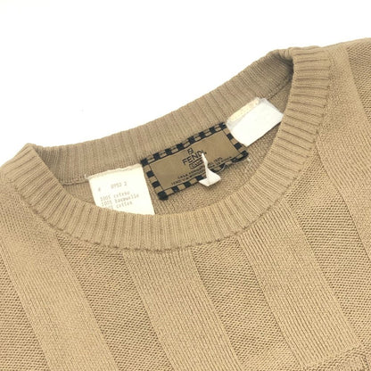 Fendi Sweater Zucca Pecan FF Logo Cotton Beige — view 3