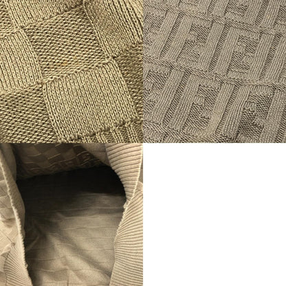 Fendi Sweater Zucca Pecan FF Logo Cotton Beige — view 9