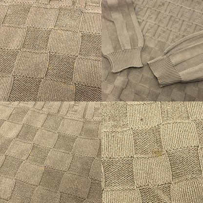 Fendi Sweater Zucca Pecan FF Logo Cotton Beige — view 8