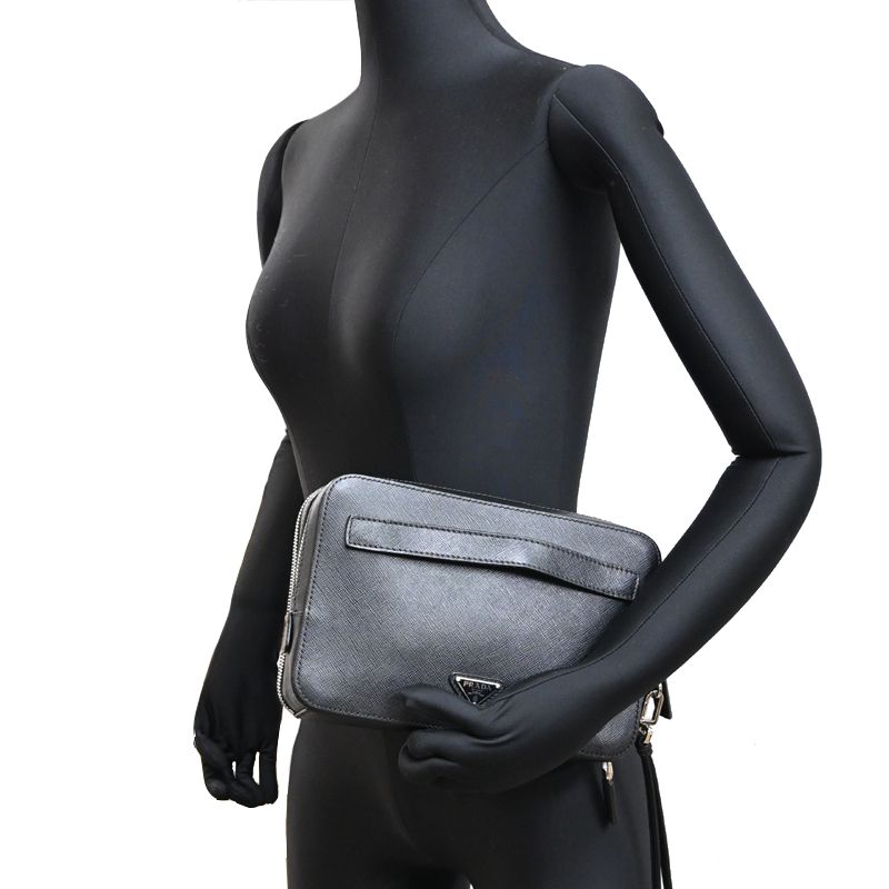 Prada Clutch Black — view 8