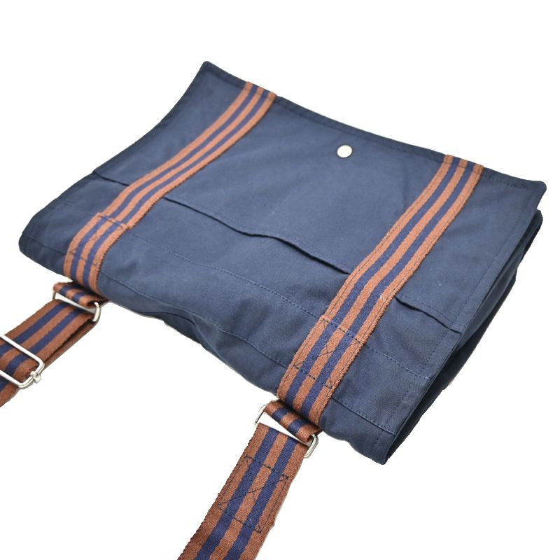 Hermes Shoulder Bag Navy — view 4